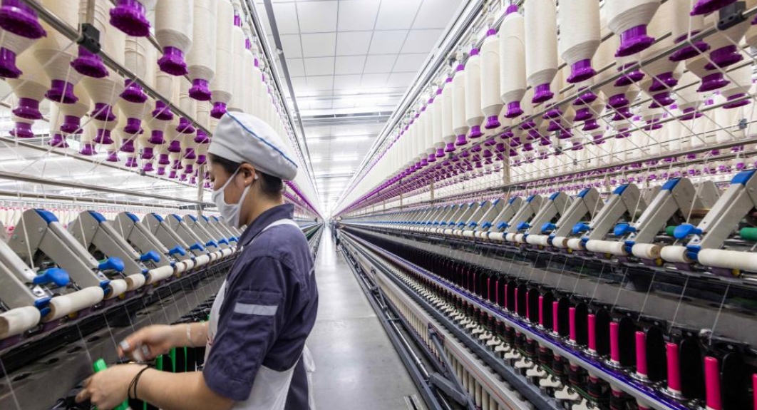 今年前9月規模以上 紡織企業工業增加值同比增長4.5%